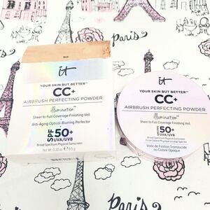 it Cosmetics YOUR SKIN BUT BETTER CC+ Airbrush Perfecting Powder Rich Read Descr